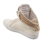 Libertine Suede Quilted Mid-Top // Putty (Euro: 42)