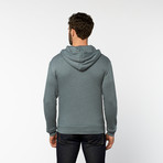 Threads for Thought // Triblend Zip-Up Hoodie // Silver Pine (L)