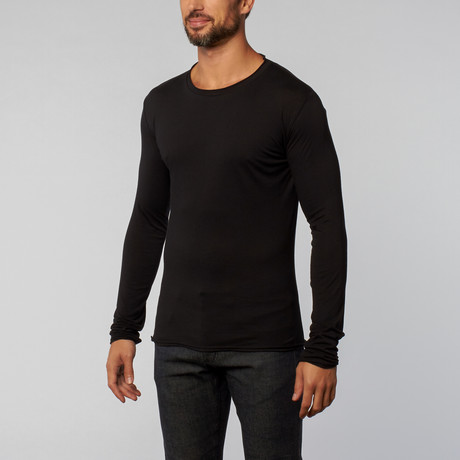 Gratiot Long Sleeve Tee // Black (S)