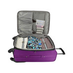 Merced Lightweight Spinner Luggage // Purple (22")