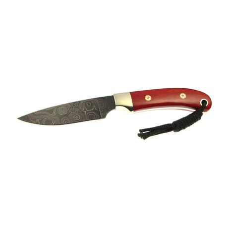 Micarta Fixed Blade Knife (Red)