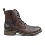 Hester Side Zip Lace Up Boots // Burgundy (US: 7)