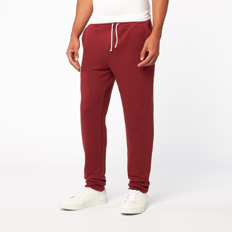 Visent // Fleece Sweatpant // Deep Red (S)