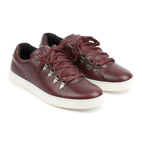 Ridge Low-Top Sneakers // Oxblood (US: 7)