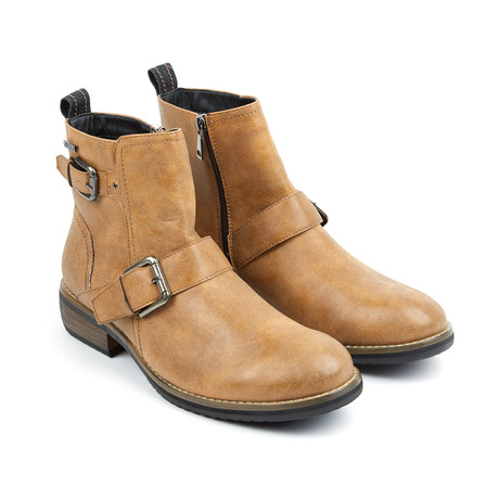 Eldridge Buckle Boots // Tan (US: 7)
