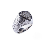 Black Chrome Hawaiian Ring (Size 8.5)