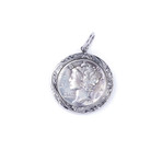 Mercury Coin Pendant