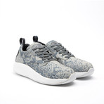 Snake Leather Sneaker // Grey Python (US: 8)