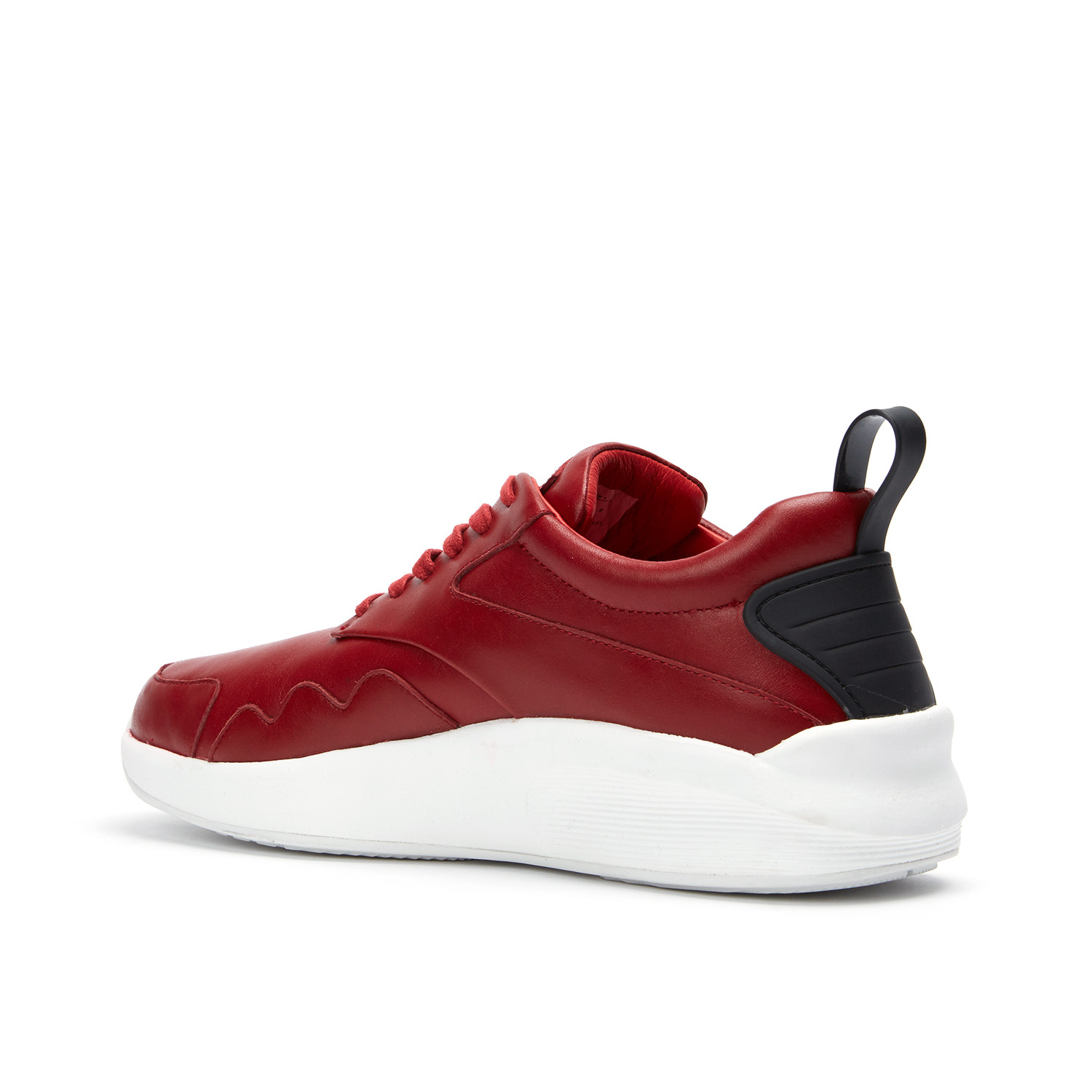 Leather Sneaker // Red + White (US: 8) - Article No. - Touch of Modern
