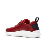 Leather Sneaker // Red + White (US: 8)