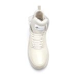 Leather Tab High-Top Sneaker // Bone White (US: 13)