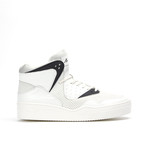 Leather High-Top Sneaker // White + Black (US: 12)