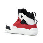 Leather Tab High-Top Sneaker // Red + Black (US: 9)