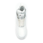 Leather Tab High-Top Sneaker // White (US: 8)