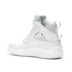 Leather Tab High-Top Sneaker // White (US: 8)