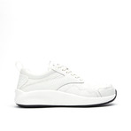 Snake Leather Sneaker // White Python (US: 10.5)