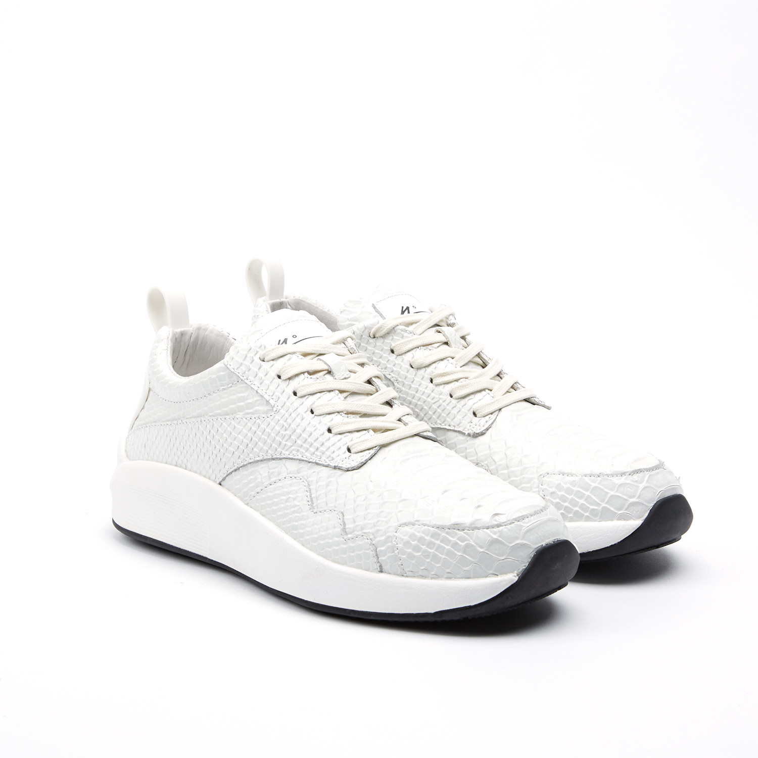 Snake Leather Sneaker // White Python (US: 8) - Article No. - Touch of ...