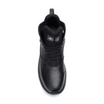 Leather Tab High-Top Sneaker // Black (US: 8.5)