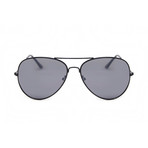 Unisex Miramar Sunglasses // Black + Gray