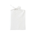 Washed Solid Percale Cotton Sheet Set // White (Full)