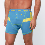Swedish Boxer Short // Blue + Yellow (XL)