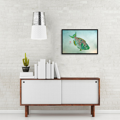 Parrot Fish (16"W x 11"H)