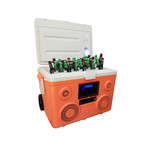 KoolMax Bluetooth Cooler Audio // Orange