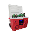 KoolMax Bluetooth Cooler Audio // Red