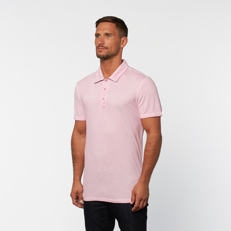 Woven Polo // Pink (S)