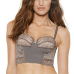 Dalliance Longline Strapless Bra // Warm Grey (S)