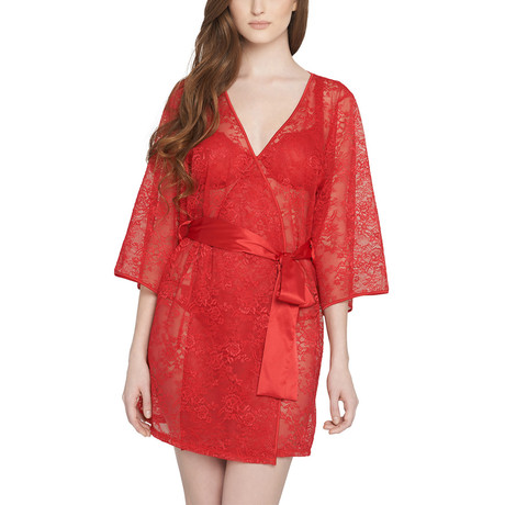 Deception Kimono // Spanish Red (S/M)