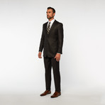 Giorgio Sanetti // Slim Fit Suit // Solid Black (US: 40L)