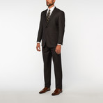Eleganza // 2-Piece Modern Fit Pattern Suit // Navy (US: 38R)