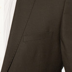 Eleganza // 2-Piece Modern Fit Pattern Suit // Charcoal (US: 44S)