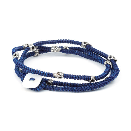 Poseidon Wrap Bracelet // Blue