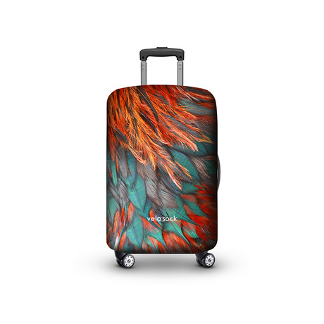 Velosock® Luggage Cover // Red Bird (18'' x 22'')
