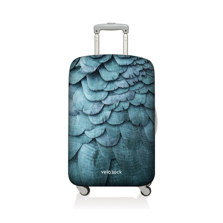 Velosock® Luggage Cover // Blue Bird (18'' x 22'')