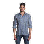 OTT Button-Up // Grey + Teal (XL)