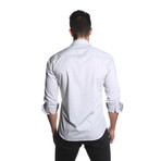 Jared Lang // EEE Button-Up // Heather Grey (XL)