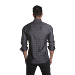 Jared Lang //  BBB Button-Up // Charcoal Fade (M)