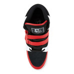 Knight High-Top // Red + Black + White (US: 7)