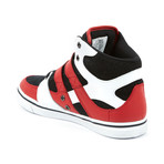 Knight High-Top // Red + Black + White (US: 7)
