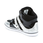 Knight High-Top // Black + Silver (US: 8.5)