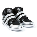 Knight High-Top // Black + Silver (US: 9)