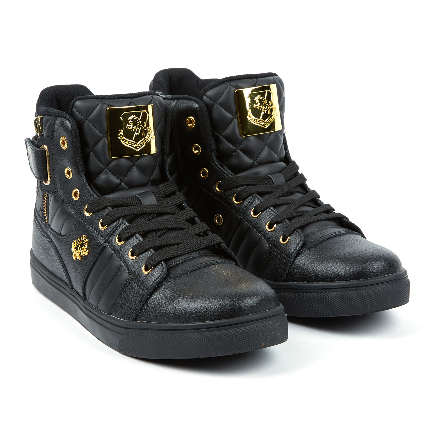 Midas // Black + Gold (US: 7.5) - Vlado Footwear - Touch of Modern