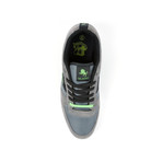 Core Low-Top Sneaker // Grey + Black + Lime (US: 10)
