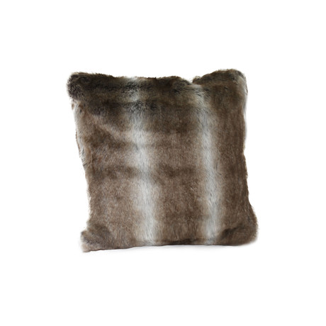 Limited Edition Faux Fur Pillow // Lapin (18" x 18")
