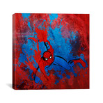 Spider-Man Swinging Painted Grunge (18"W x 26"H x 0.75"D)