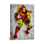 Marvel Comic Book: Iron Man Spray Paint (18"W x 26"H x 0.75"D)