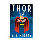 Thor The Mighty Minimalistic Poster (18"W x 26"H x 0.75"D)